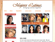 Tablet Screenshot of mujereslatinas.com